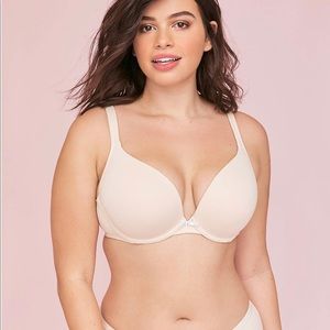 Cacique Cotton Boost Plunge Bra